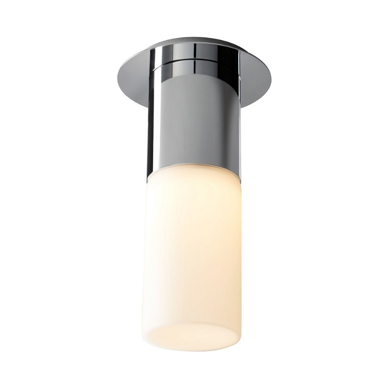 Oxygen 3-309 Pilar 1-lt 4" LED Ceiling Mount - Polished Nickel/Glass