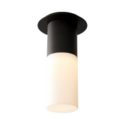Oxygen 3-309 Pilar 1-lt 4" LED Ceiling Mount - Black/Acrylic