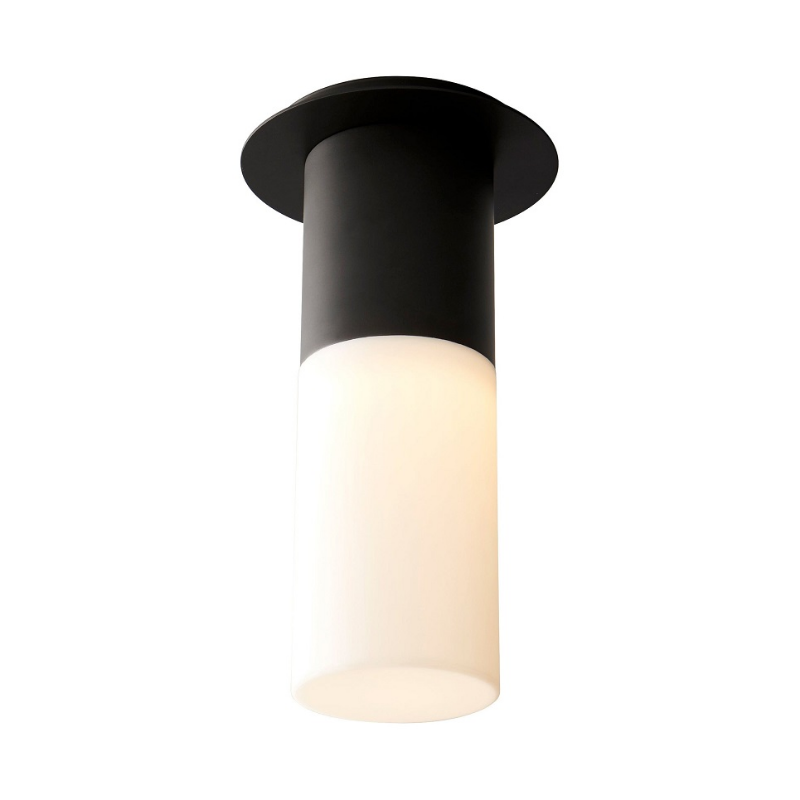 Oxygen 3-309 Pilar 1-lt 4" LED Ceiling Mount - Black/Acrylic