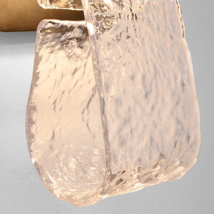 Oxygen 3-502 Veer 1-lt 12" Tall LED Wall Light, CCT Selectable