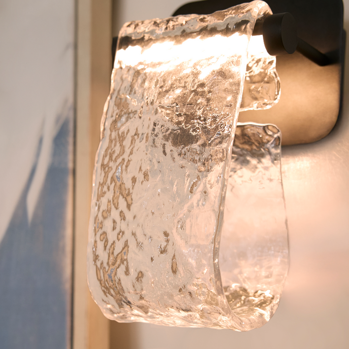 Oxygen 3-502 Veer 1-lt 12" Tall LED Wall Light, CCT Selectable