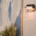 Oxygen 3-502 Veer 1-lt 12" Tall LED Wall Light, CCT Selectable