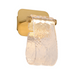 Oxygen 3-502 Veer 1-lt 12" Tall LED Wall Light, CCT Selectable - Aged Brass
