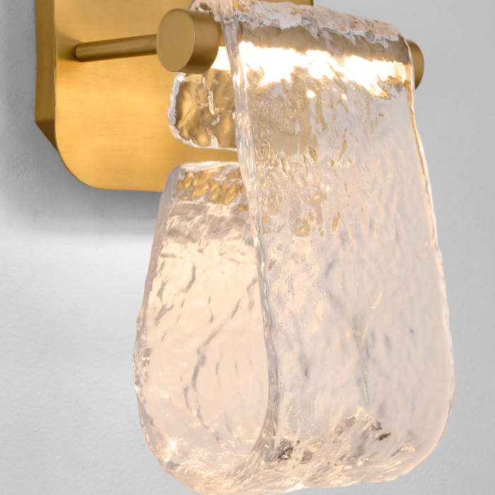 Oxygen 3-502 Veer 1-lt 12" Tall LED Wall Light, CCT Selectable
