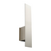 Oxygen 3-504 Reflex 2-lt 20" Tall LED Wall Sconce - Satin Nickel