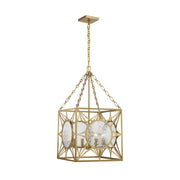 Savoy House 3-5063-4 Balfour 4-lt 17" Pendant - Warm Brass