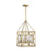 Savoy House 3-5063-4 Balfour 4-lt 17" Pendant - Warm Brass