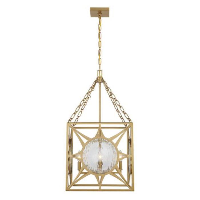 Savoy House 3-5063-4 Balfour 4-lt 17" Pendant - Warm Brass