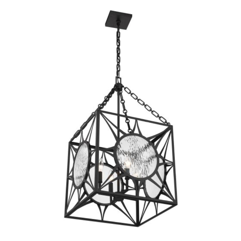 Savoy House 3-5063-4 Balfour 4-lt 17" Pendant - Matte Black