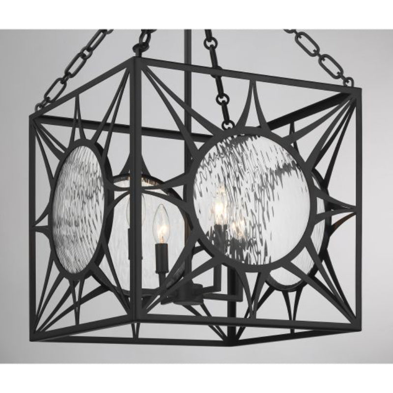 Savoy House 3-5063-4 Balfour 4-lt 17" Pendant - Matte Black
