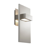 Oxygen 3-527 Vela 2-lt 12" Tall LED Wall Sconce - Polished Nickel