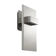Oxygen 3-527 Vela 2-lt 12" Tall LED Wall Sconce - Polished Nickel