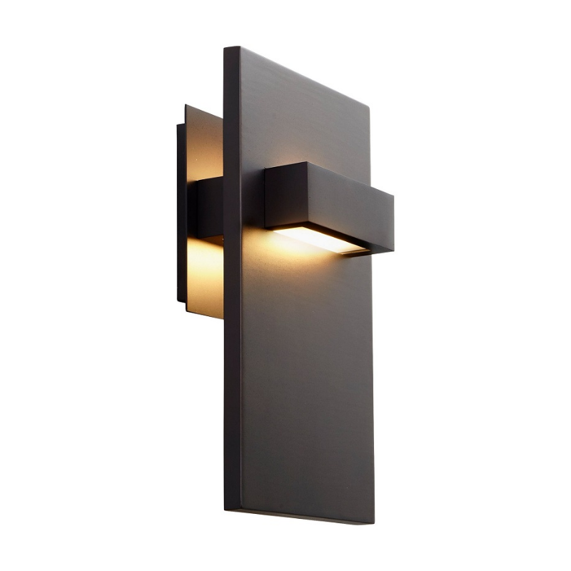 Oxygen 3-527 Vela 2-lt 12" Tall LED Wall Sconce - Oiled Bronze