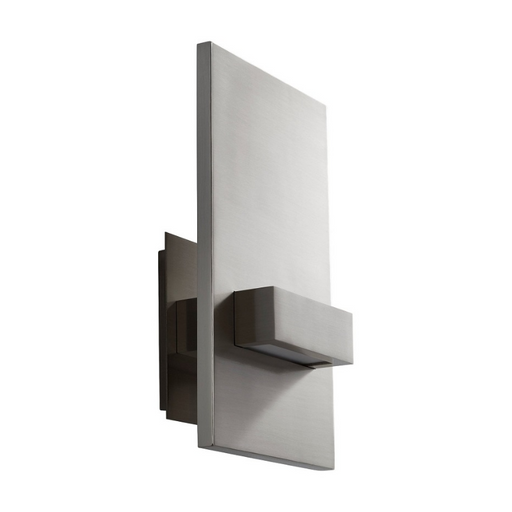 Oxygen 3-527 Vela 2-lt 12" Tall LED Wall Sconce - Satin Nickel