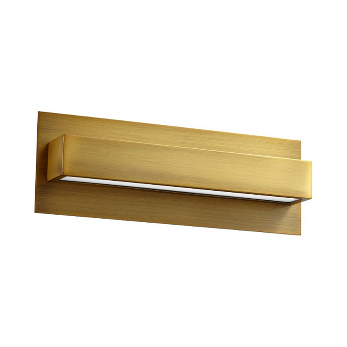 Oxygen 3-532 Alcor 1-lt 13" LED Wall Sconce - Aged Brass