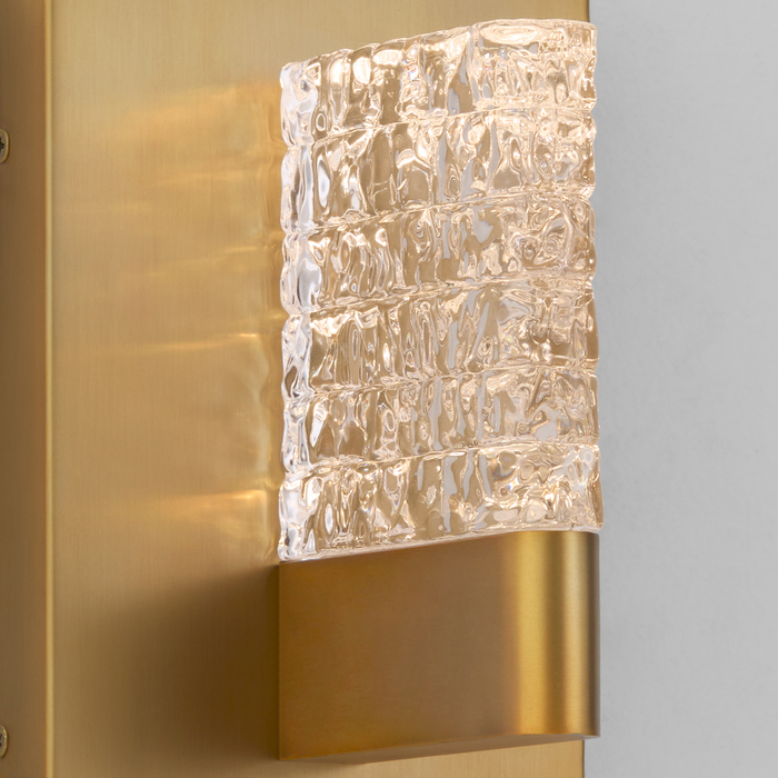 Oxygen 3-550 Gamma 1-lt 8" Tall LED Wall Light, CCT Selectable