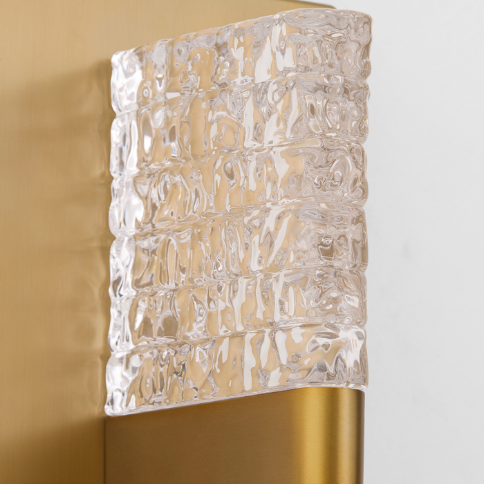 Oxygen 3-550 Gamma 1-lt 8" Tall LED Wall Light, CCT Selectable