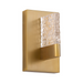 Oxygen 3-550 Gamma 1-lt 8" Tall LED Wall Light, CCT Selectable - Brushed Brass