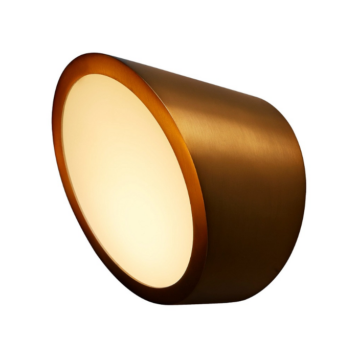 Oxygen 3-560 Zeepers 1-lt 5" LED Wall Sconce - Aged Brass