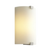 Oxygen 3-563 Siren 1-lt 13" Tall LED Wall Sconce - White Opal Glass / Satin Nickel
