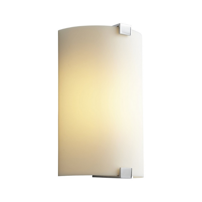 Oxygen 3-563 Siren 1-lt 13" Tall LED Wall Sconce -  Matte White Acrylic / Polished Chrome