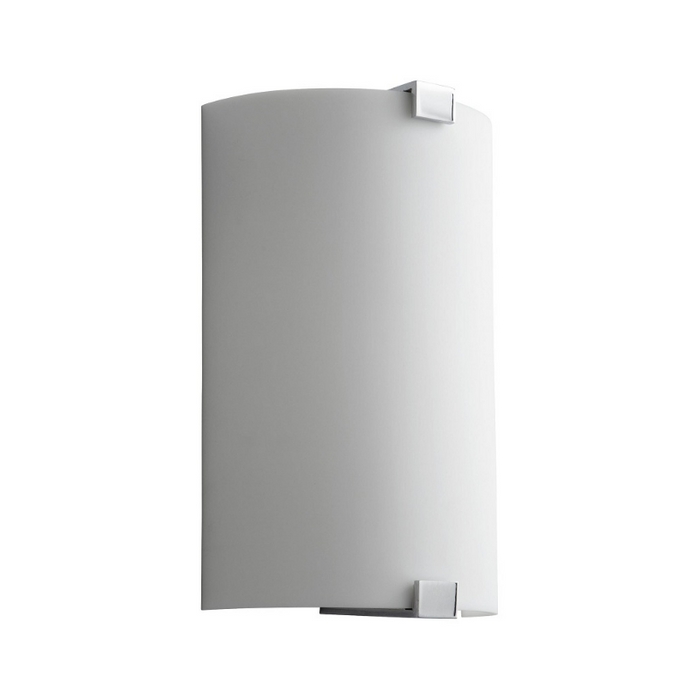 Oxygen 3-563 Siren 1-lt 13" Tall LED Wall Sconce -  Matte White Acrylic / Polished Chrome
