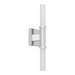 Oxygen 3-580 Monet 2-lt 18" Tall LED Wall Sconce - Polished Chrome