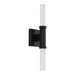 Oxygen 3-580 Monet 2-lt 18" Tall LED Wall Sconce - Black