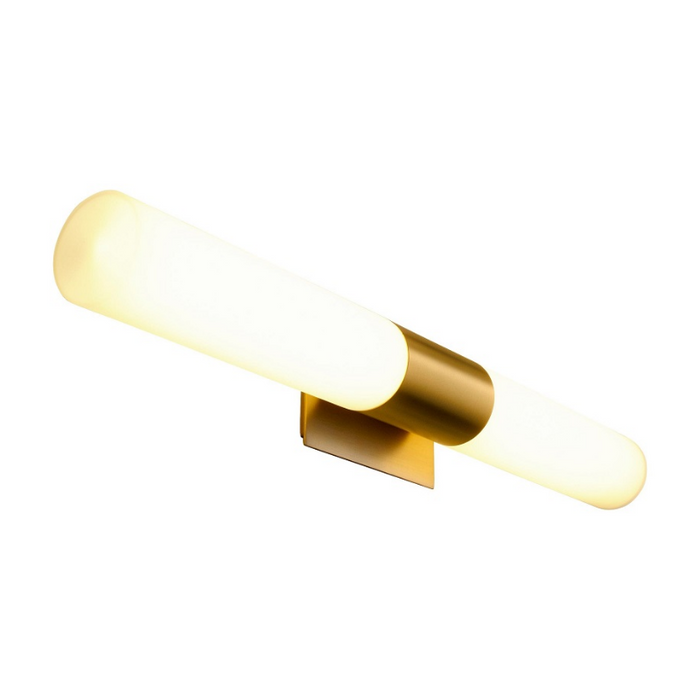 Oxygen 3-588 Magnum 2-lt 31" LED Vanity - Aged Brass/Glass