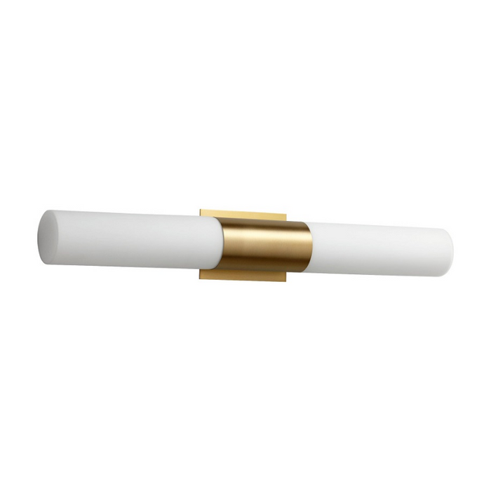 Oxygen 3-588 Magnum 2-lt 31" LED Vanity - Aged Brass/Acrylic