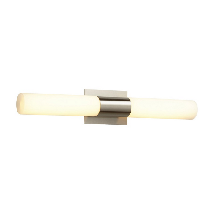 Oxygen 3-590 Magneta 2-lt 27" LED Vanity - Satin Nickel/Glass