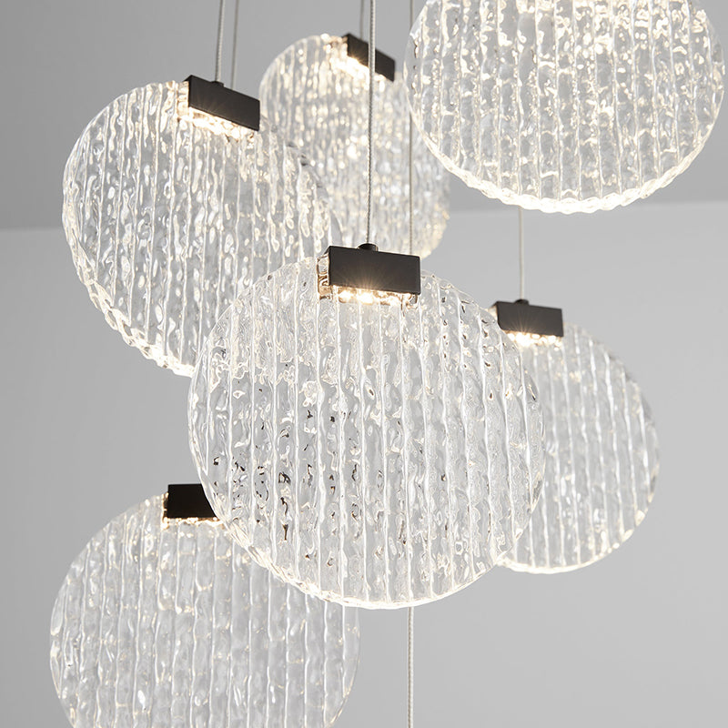 Oxygen 3-6051 Axiom 8-lt 15" LED Pendant, CCT Selectable