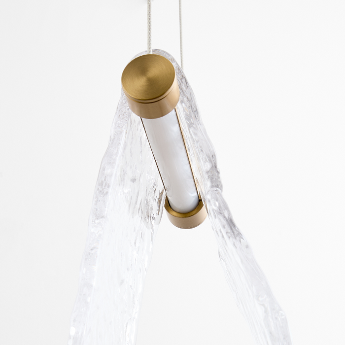Oxygen 3-6102 Veer 5-lt 20" LED Pendant, CCT Selectable