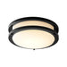 Oxygen 3-618 Oracle 11" 1-lt LED Ceiling Mount - Black