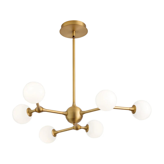Oxygen 3-646 Orbe 6-lt 30" LED Chandelier, CCT Selectable