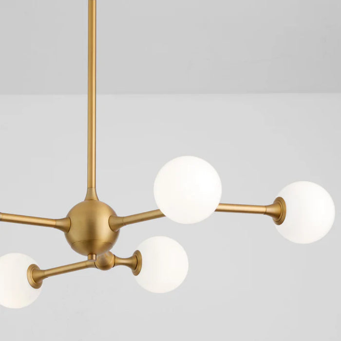 Oxygen 3-646 Orbe 6-lt 30" LED Chandelier, CCT Selectable