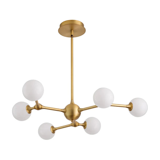 Oxygen 3-646 Orbe 6-lt 30" LED Chandelier, CCT Selectable