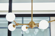 Oxygen 3-646 Orbe 6-lt 30" LED Chandelier, CCT Selectable