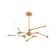 Oxygen 3-647 Orbe 10-lt 46" LED Chandelier, CCT Selectable