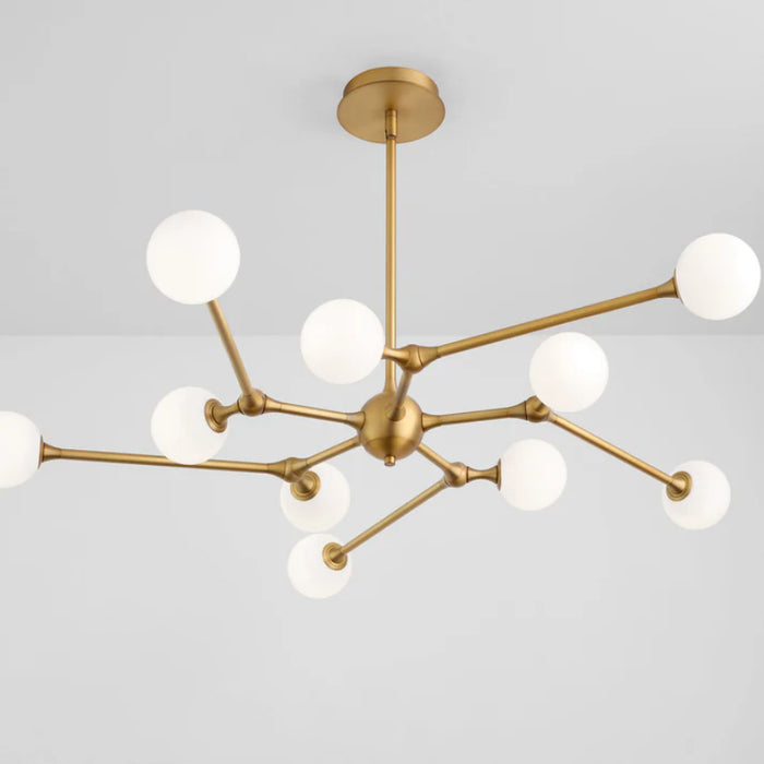Oxygen 3-647 Orbe 10-lt 46" LED Chandelier, CCT Selectable