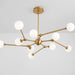 Oxygen 3-647 Orbe 10-lt 46" LED Chandelier, CCT Selectable