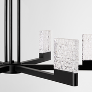 Oxygen 3-650 Gamma 6-lt 30" LED Chandelier, CCT Selectable