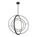 Oxygen 3-658 Galilei 1-lt 29" LED Pendant, CCT Selectable - Black