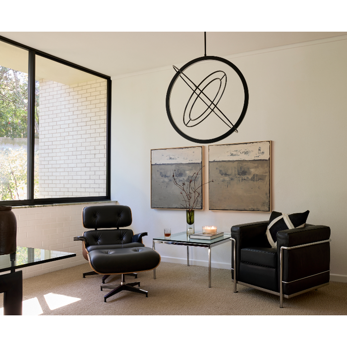 Oxygen 3-658 Galilei 1-lt 29" LED Pendant, CCT Selectable