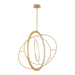 Oxygen 3-658 Galilei 1-lt 29" LED Pendant, CCT Selectable - Aged Brass
