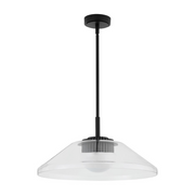 Oxygen 3-659 Eros 1-lt 22" LED Pendant, CCT Selectable - Black