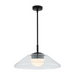 Oxygen 3-659 Eros 1-lt 22" LED Pendant, CCT Selectable - Black