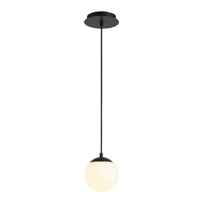 Oxygen 3-670 Luna 1-lt 6" LED Pendant - Black