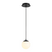 Oxygen 3-670 Luna 1-lt 6" LED Pendant - Black