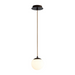 Oxygen 3-670 Luna 1-lt 6" LED Pendant - Oiled Bronze